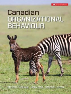 Canadian Organizational Behaviour 11th Edition Steven Mcshane, ISBN-13: 978-1260326857