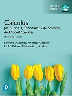 Calculus for Business, Economics, Life Sciences, and Social Sciences GLOBAL 14th Edition, ISBN-13: 978-1292266152