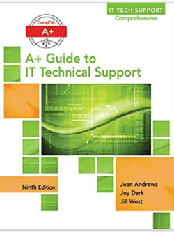 A+ Guide to IT Technical Support 9th Edition by Jean Andrews, ISBN-13: 978-1305266438