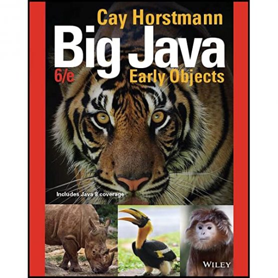 Big Java: Early Objects 6th Edition by Cay S. Horstmann, ISBN-13: 978-1119056447