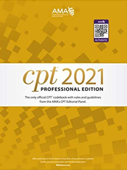 CPT 2021 Professional Edition 1st Edition American Medical Association, ISBN-13: 978-1640160491