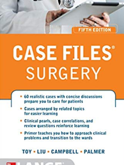 Case Files Surgery 5th Edition Eugene Toy, ISBN-13: 978-1259585227