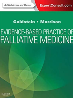 Evidence-Based Practice of Palliative Medicine by Nathan E. Goldstein, ISBN-13: 978-1437737967
