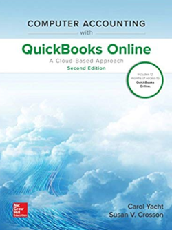 Computer Accounting with QuickBooks Online 2nd Edition, ISBN-13: 978-1260389500