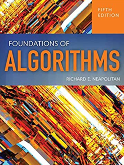 Foundations of Algorithms 5th Edition, ISBN-13: 978-1284049190