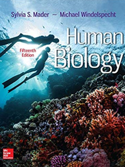 Human Biology 15th Edition Sylvia Mader, ISBN-13: 978-1259689796