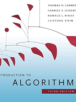 Introduction to Algorithms 3rd Edition, ISBN-13: 978-0262033848