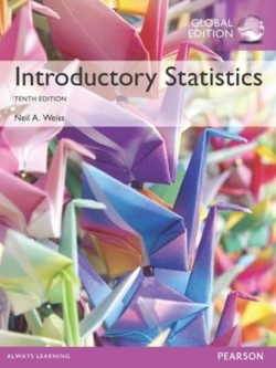 Introductory Statistics 10th Global Edition, ISBN-13: 978-1292099729