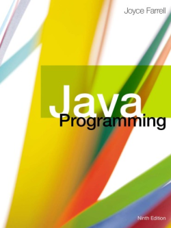 Java Programming 9th Edition, ISBN-13: 978-1337397070
