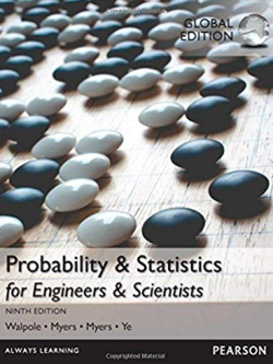 Probability & Statistics for Engineers & Scientists 9th Global Edition, ISBN-13: 978-1292161365