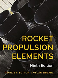 Rocket Propulsion Elements 9th Edition, ISBN-13: 978-1118753651